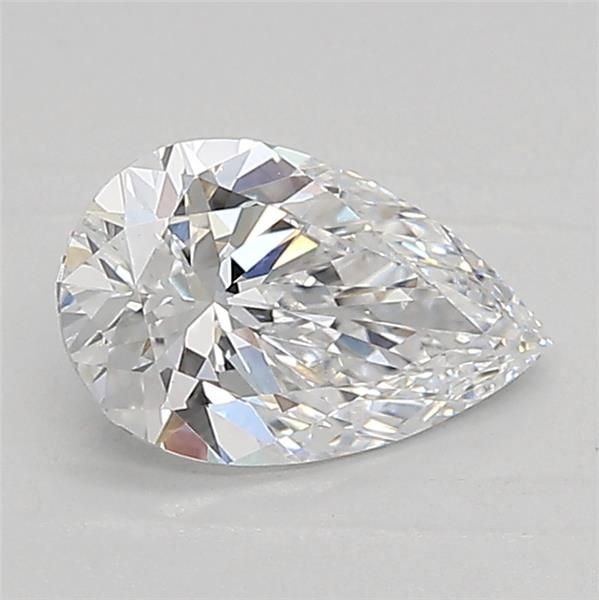 0.88ct D VVS2 Rare Carat Ideal Cut Pear Lab Grown Diamond