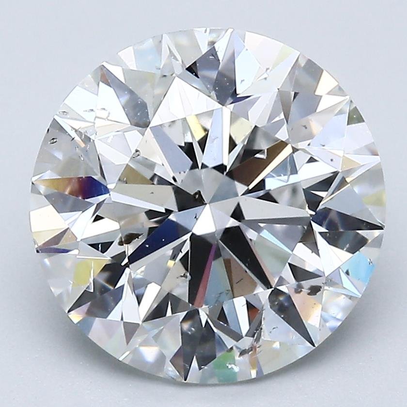 4.02ct D SI2 Excellent Cut Round Diamond