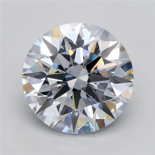 2.14ct H SI1 Rare Carat Ideal Cut Round Lab Grown Diamond