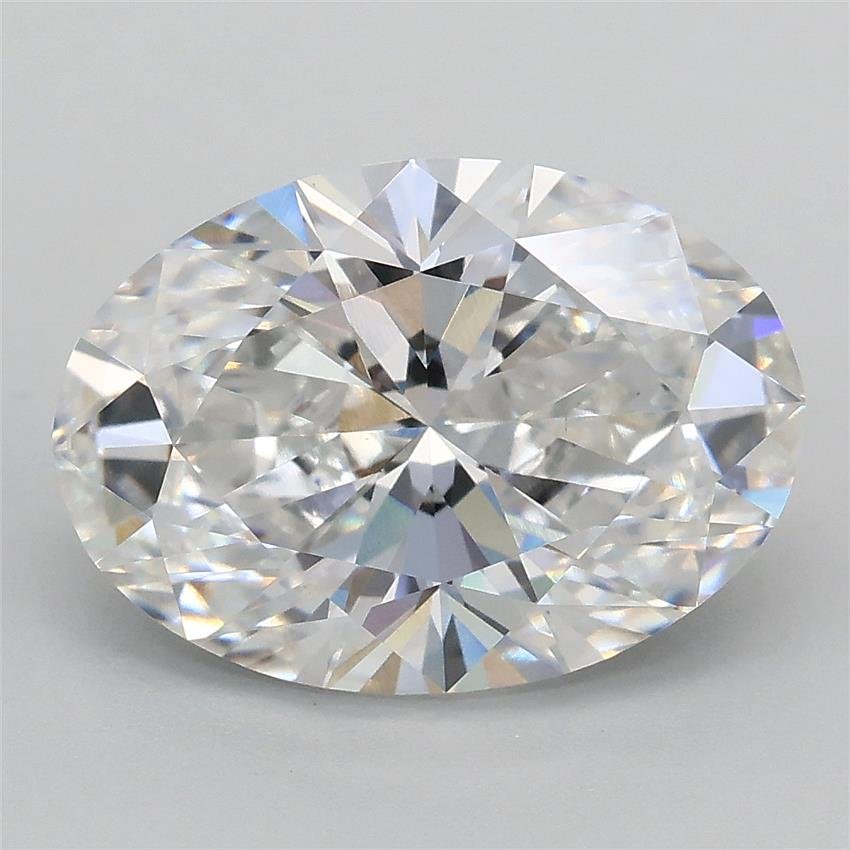 3.09ct D VS1 Rare Carat Ideal Cut Oval Lab Grown Diamond