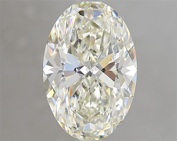 2.01ct K SI2 Rare Carat Ideal Cut Oval Diamond