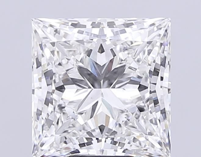 8.03ct F VS1 Rare Carat Ideal Cut Princess Lab Grown Diamond