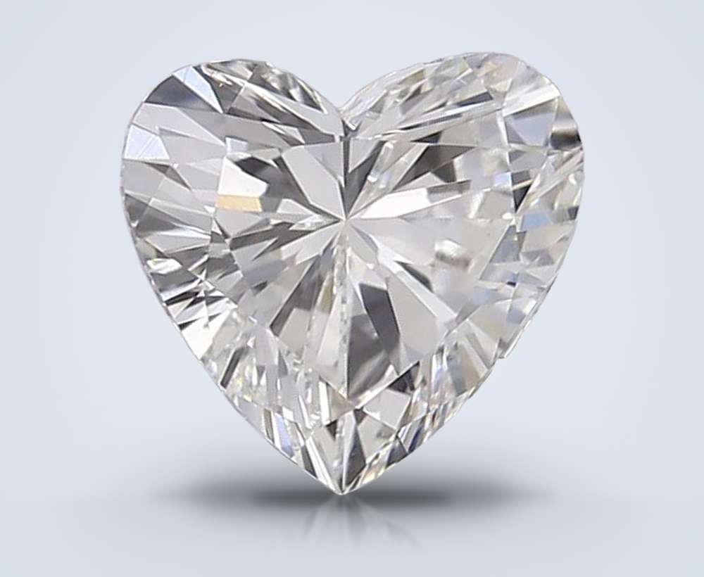 0.53 Carat Heart Lab Diamond