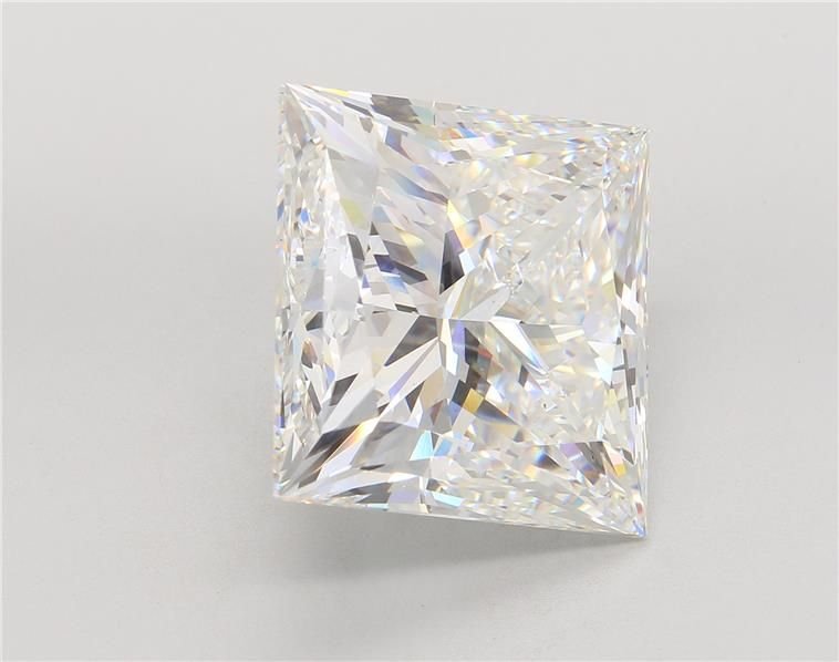 25.72ct F VS1 Rare Carat Ideal Cut Princess Lab Grown Diamond
