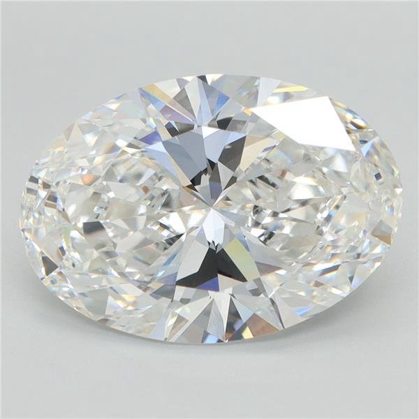 5.18ct E VS1 Rare Carat Ideal Cut Oval Lab Grown Diamond