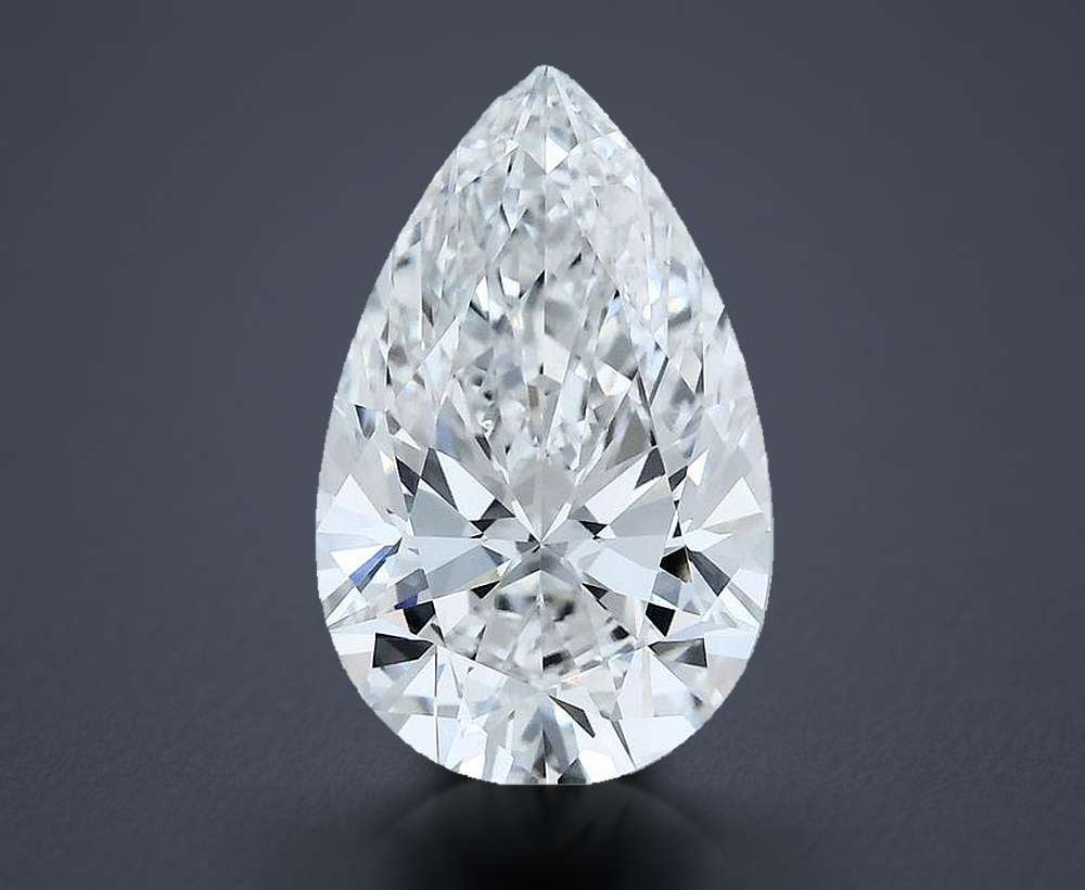 3.60 Carat Pear Lab Diamond
