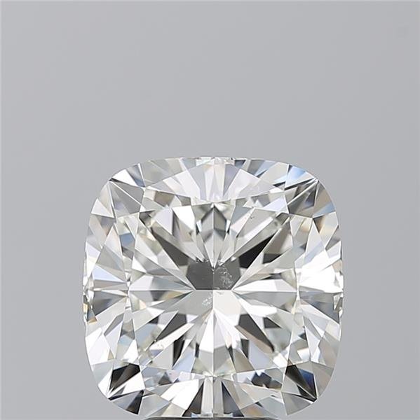 5.12ct I SI1 Rare Carat Ideal Cut Cushion Diamond