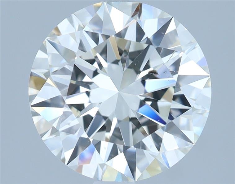 2.11ct I SI1 Rare Carat Ideal Cut Round Diamond