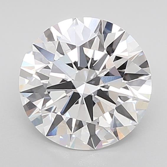 3.29ct D VS1 Rare Carat Ideal Cut Round Lab Grown Diamond