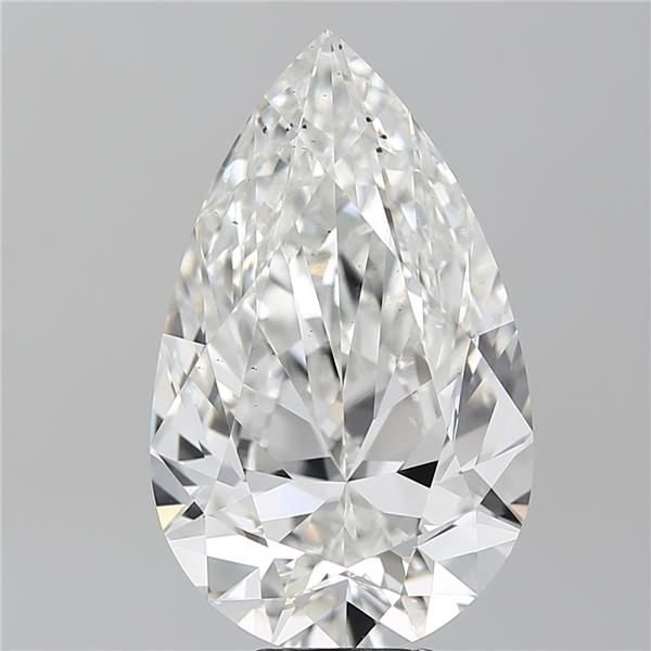 9.02ct F VS2 Rare Carat Ideal Cut Pear Lab Grown Diamond