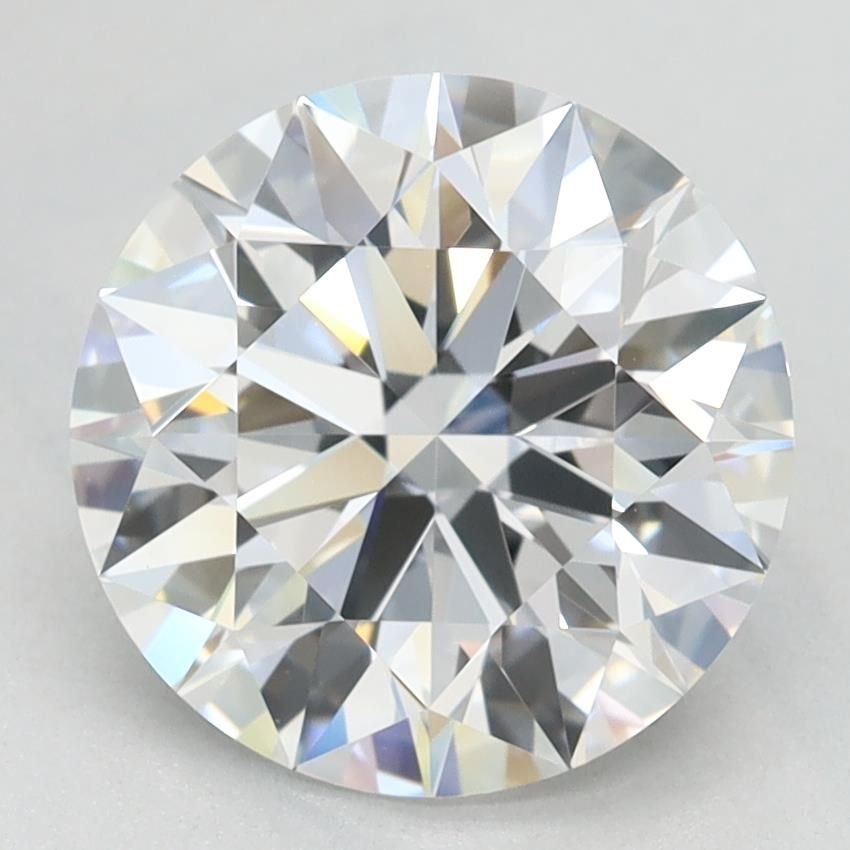 2.42ct E VVS1 Rare Carat Ideal Cut Round Lab Grown Diamond