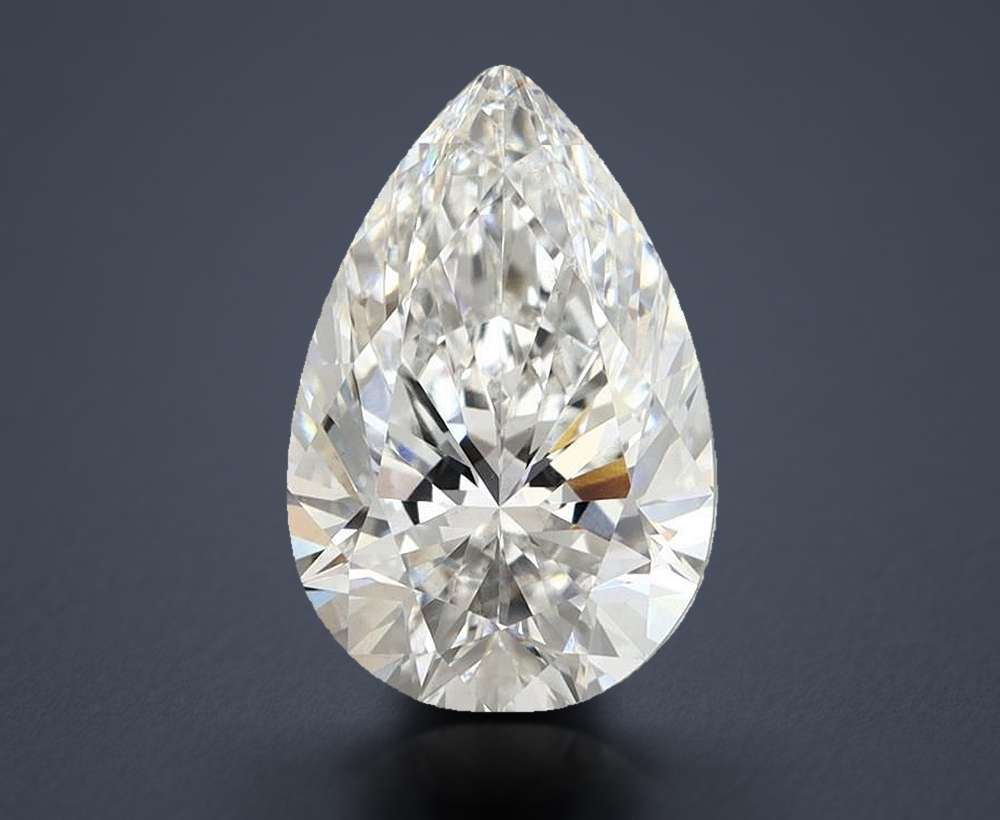 4.98 Carat Pear Lab Diamond