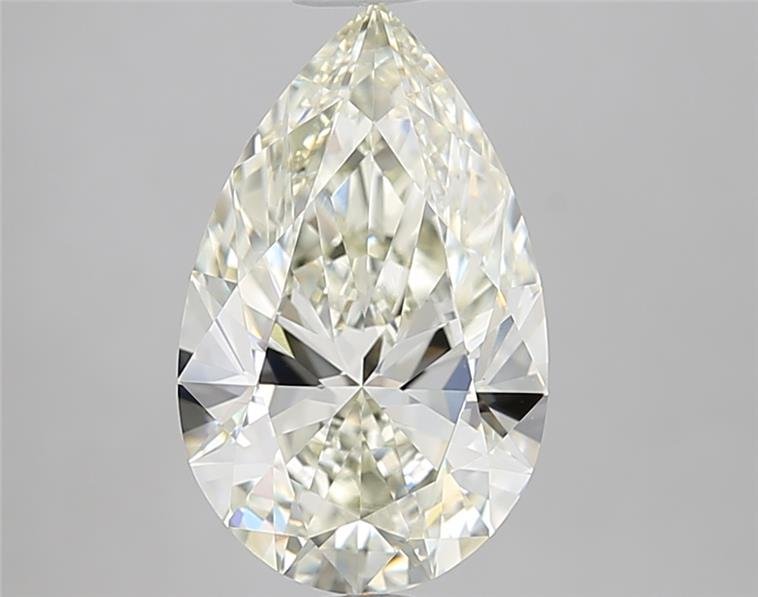 2.71ct K VVS2 Rare Carat Ideal Cut Pear Diamond