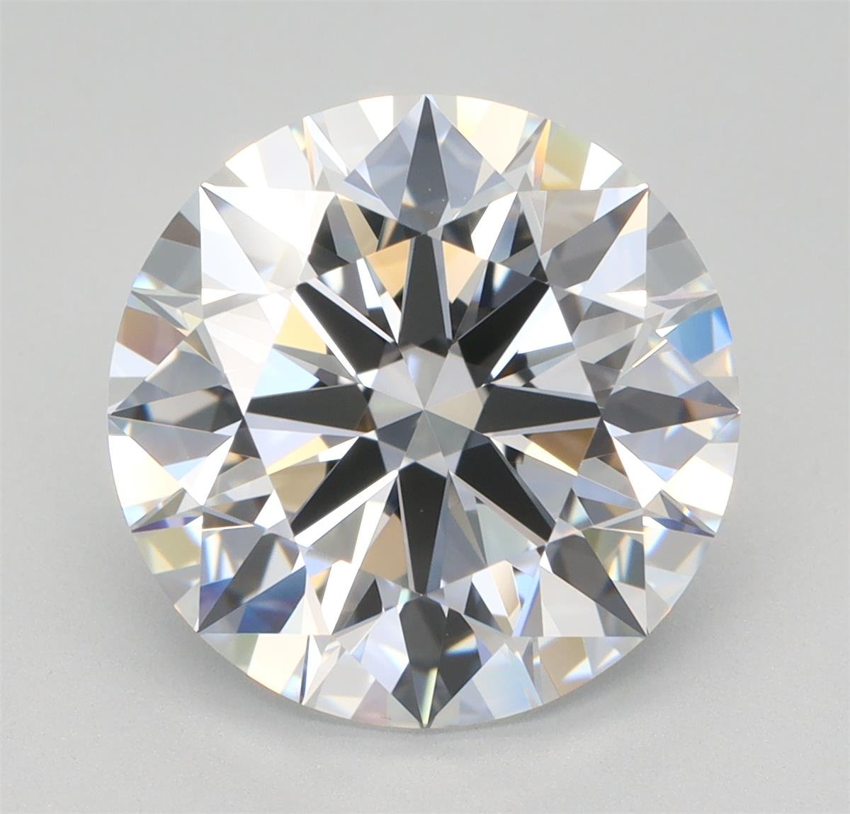 4.14ct E VVS1 Rare Carat Ideal Cut Round Lab Grown Diamond