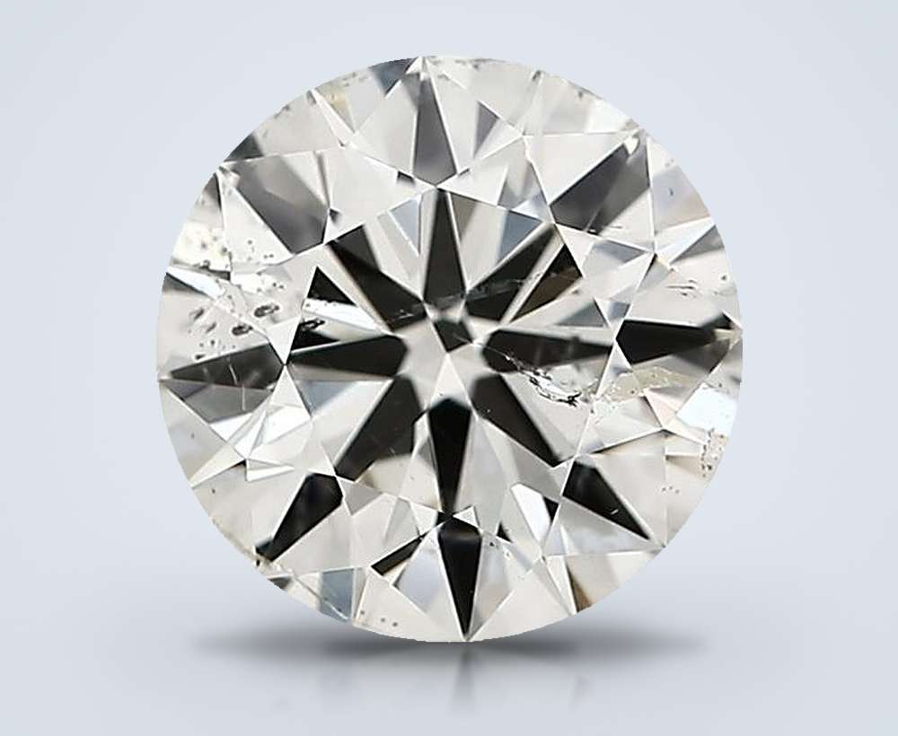 3.59 Carat Round Natural Diamond