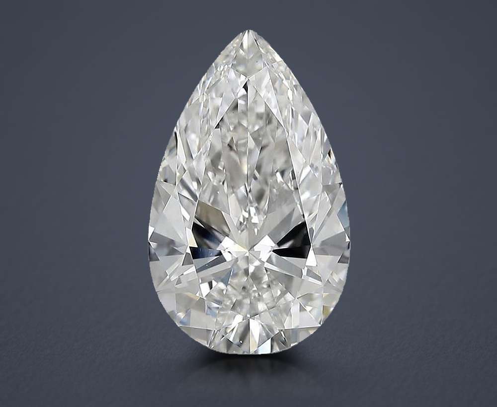 5.85 Carat Pear Lab Diamond