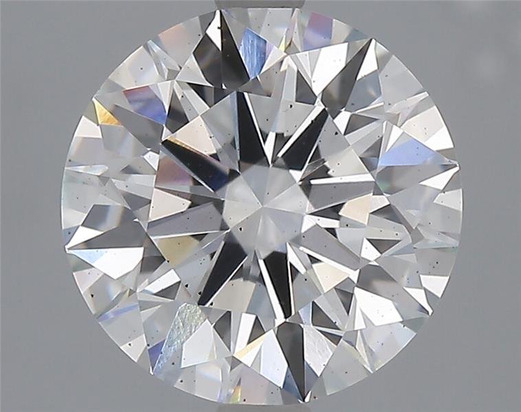 3.10ct F SI1 Rare Carat Ideal Cut Round Lab Grown Diamond