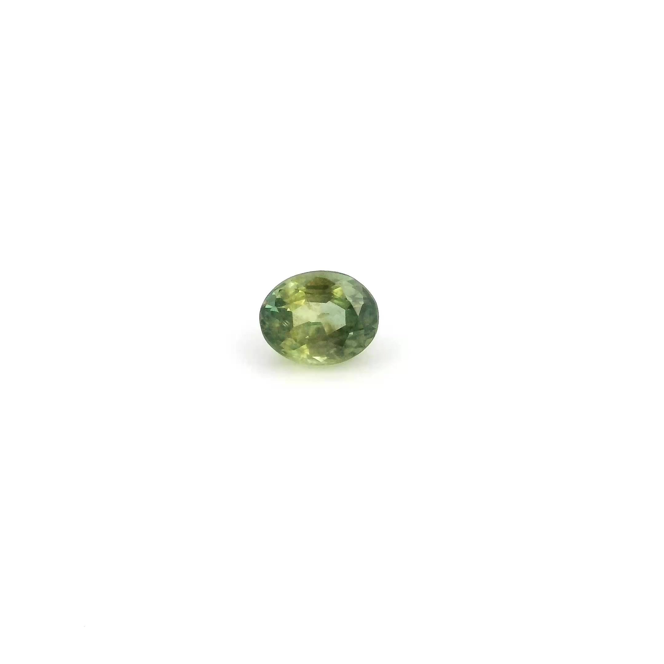 0.42 Carat Yellow Oval Sapphire