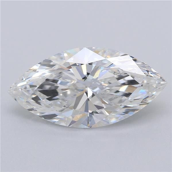 3.07ct F VVS2 Rare Carat Ideal Cut Marquise Lab Grown Diamond