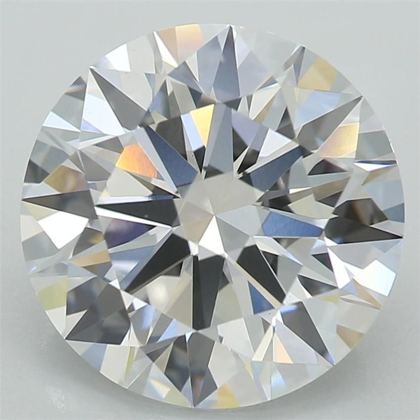 3.26ct D VS1 Rare Carat Ideal Cut Round Lab Grown Diamond