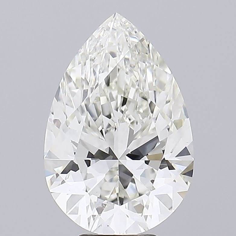 7.08ct H VVS2 Rare Carat Ideal Cut Pear Lab Grown Diamond