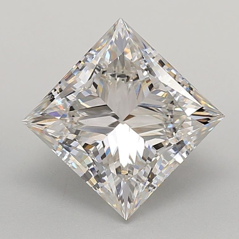 4.00ct G VS1 Rare Carat Ideal Cut Princess Lab Grown Diamond