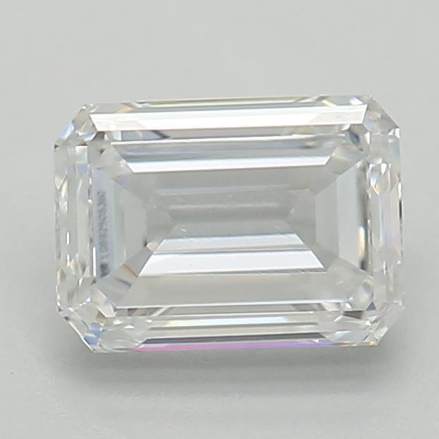 0.55ct D VVS2 Very Good Cut Emerald Lab Grown Diamond