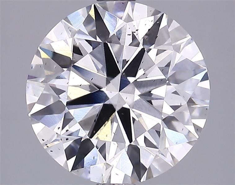 3.54ct F SI1 Rare Carat Ideal Cut Round Lab Grown Diamond