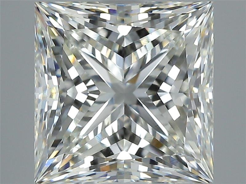 2.54ct J VS1 Rare Carat Ideal Cut Princess Diamond