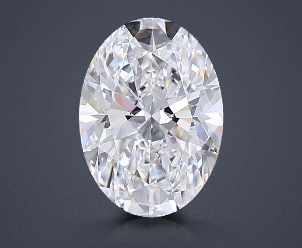 1.61 Carat Oval Lab Diamond