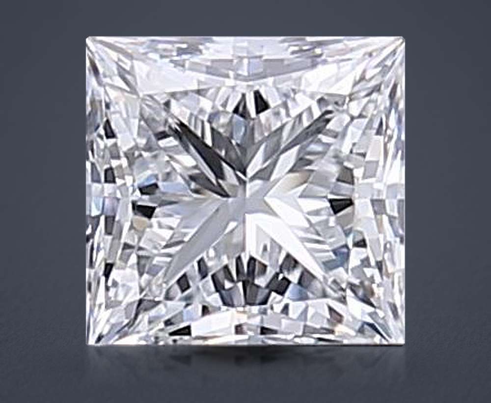 0.53 Carat Princess Lab Diamond