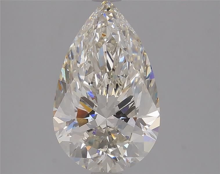 2.71ct H VS2 Rare Carat Ideal Cut Pear Lab Grown Diamond