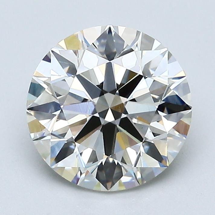 2.12ct K VS2 Rare Carat Ideal Cut Round Diamond