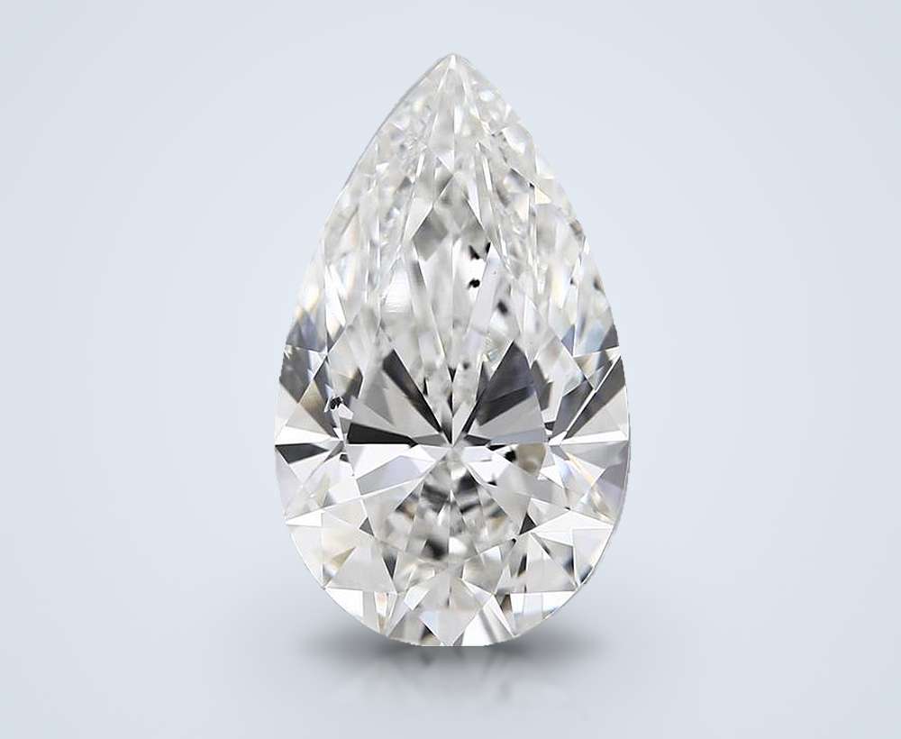 5.24 Carat Pear Lab Diamond