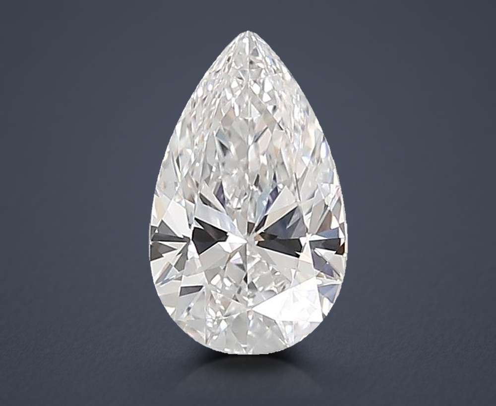1.00 Carat Pear Lab Diamond