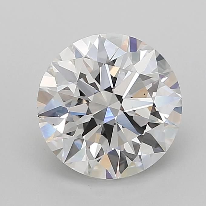 3.02ct F VS1 Rare Carat Ideal Cut Round Lab Grown Diamond