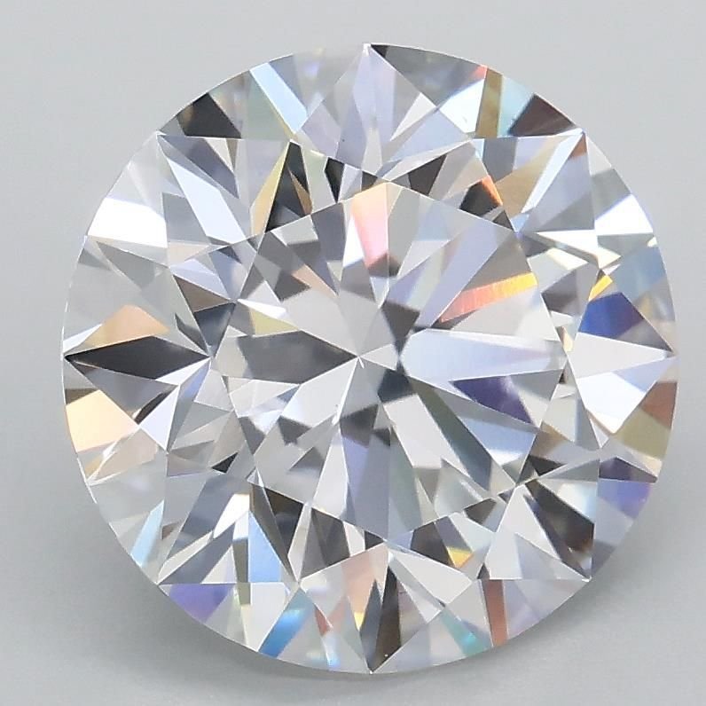 3.03ct E VS1 Rare Carat Ideal Cut Round Lab Grown Diamond