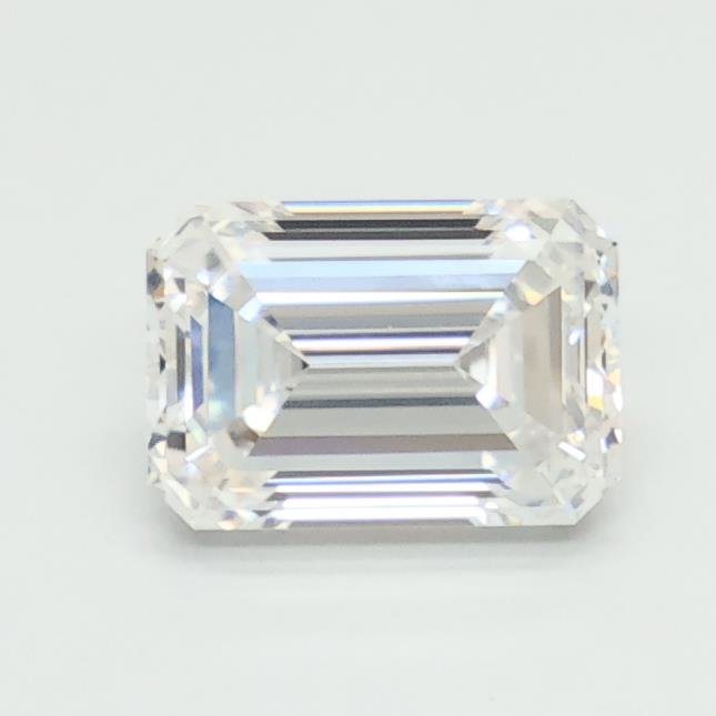 1.10ct D VVS2 Rare Carat Ideal Cut Emerald Lab Grown Diamond