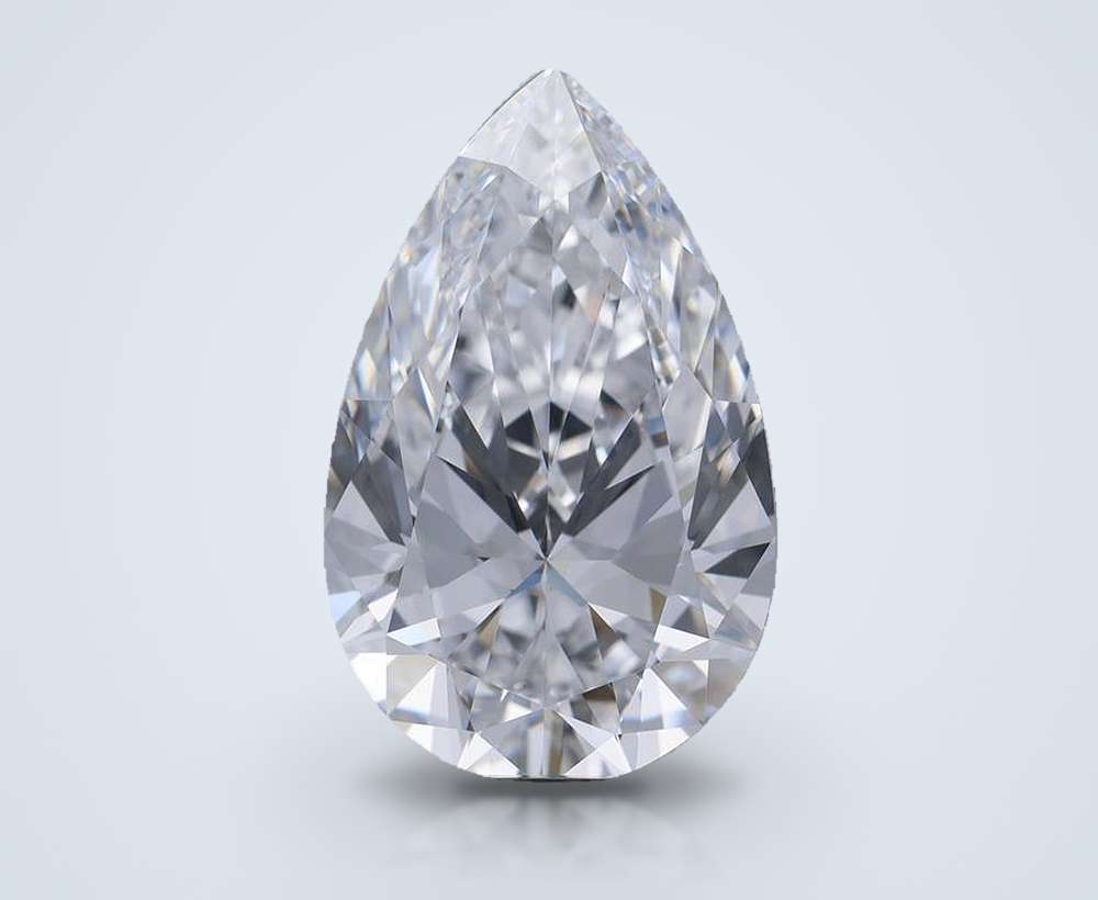 5.02 Carat Pear Natural Diamond