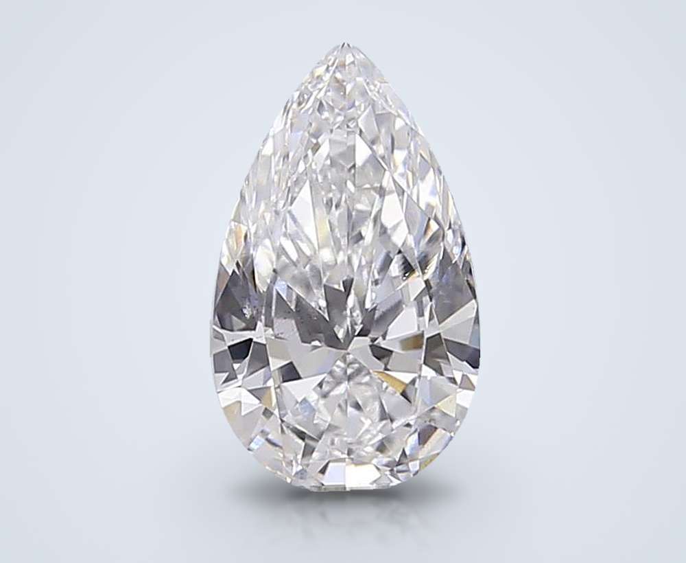 0.53 Carat Pear Lab Diamond