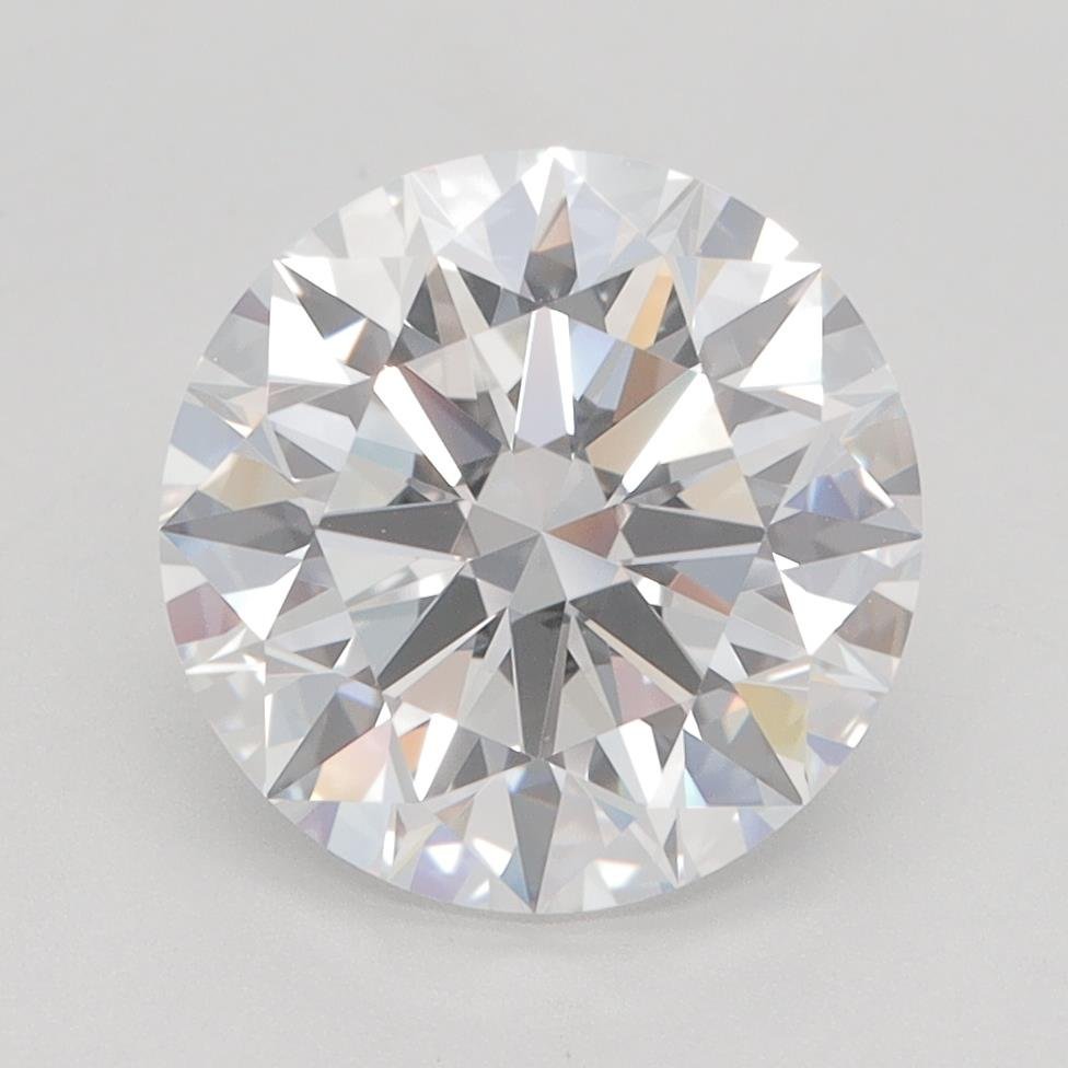 3.04ct F VVS2 Rare Carat Ideal Cut Round Lab Grown Diamond