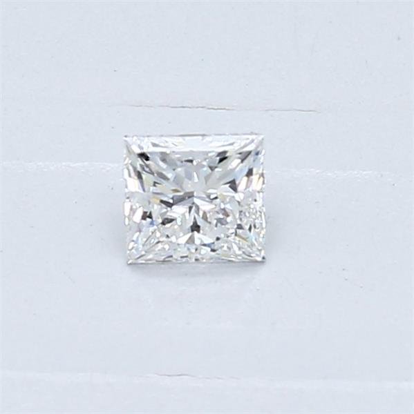 0.23ct D VVS2 Very Good Cut Princess Diamond