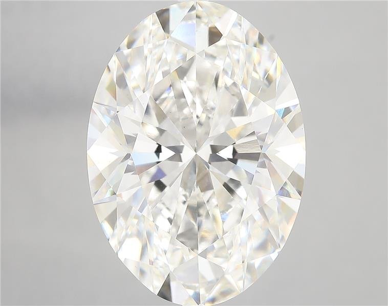 14.63ct F VS1 Rare Carat Ideal Cut Oval Lab Grown Diamond