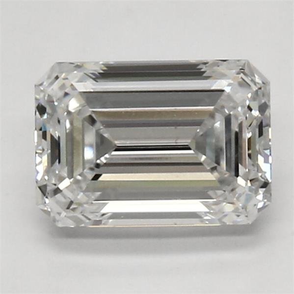 1.36ct D VS1 Excellent Cut Emerald Lab Grown Diamond