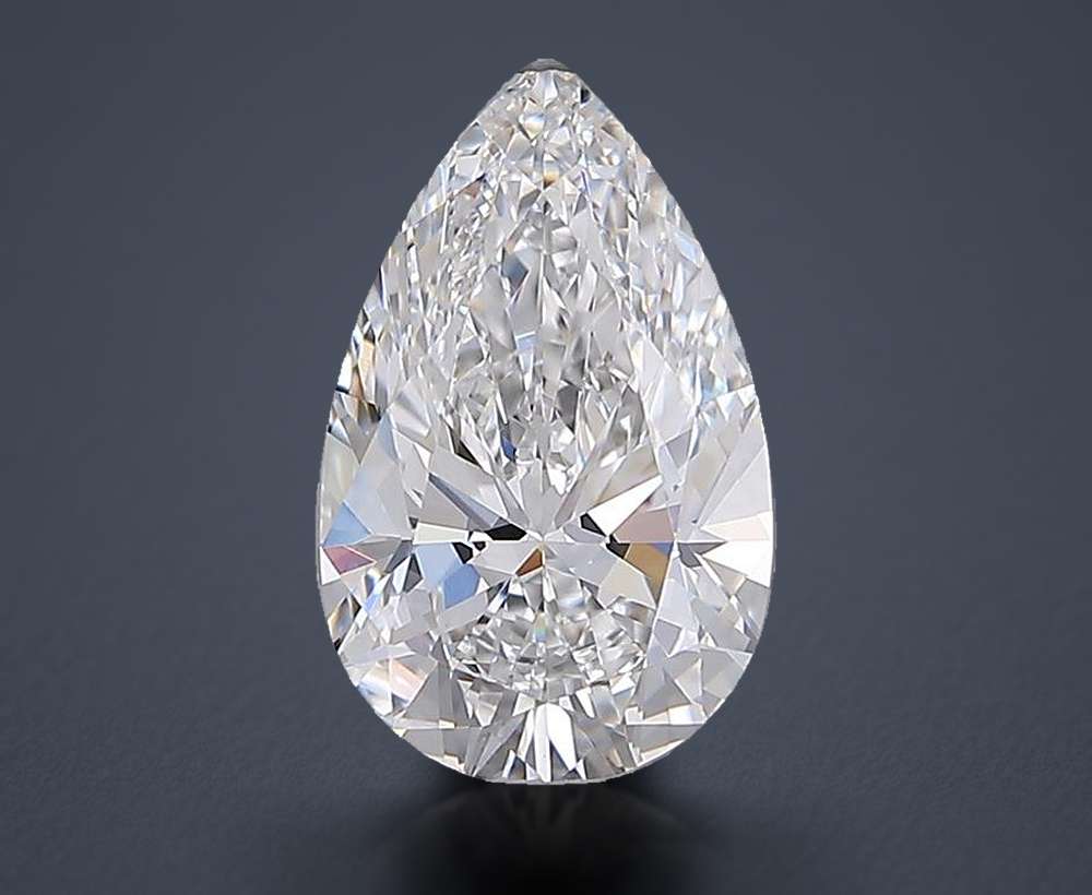 2.00 Carat Pear Lab Diamond