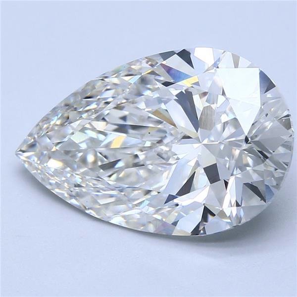 7.36ct G VS1 Rare Carat Ideal Cut Pear Lab Grown Diamond