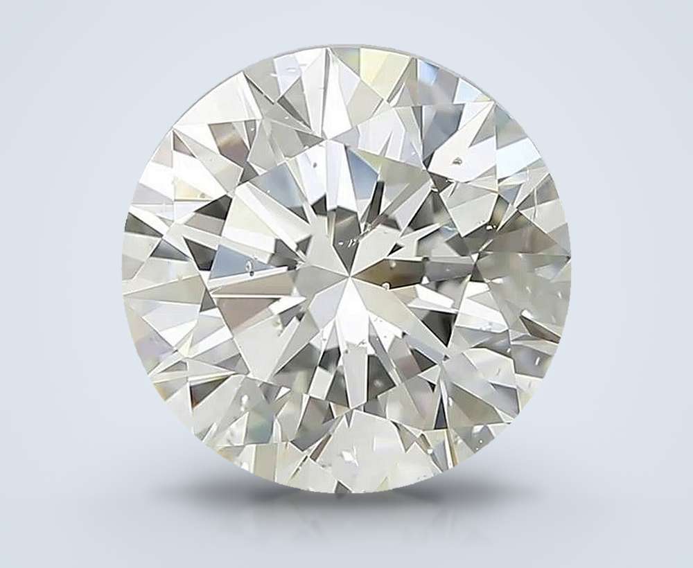 3.33 Carat Round Natural Diamond