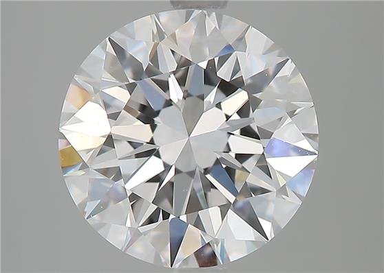 3.16ct D FL Rare Carat Ideal Cut Round Diamond