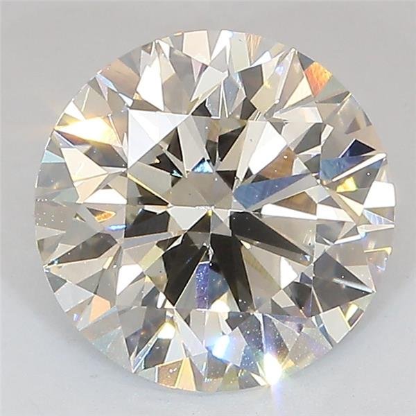 3.12ct J VS2 Rare Carat Ideal Cut Round Lab Grown Diamond