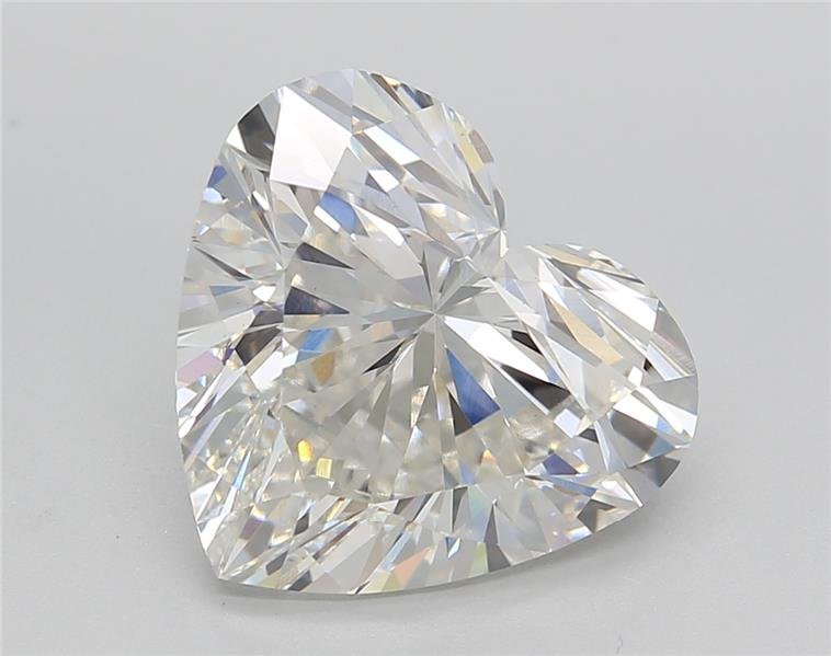 5.13ct H VVS2 Rare Carat Ideal Cut Heart Lab Grown Diamond